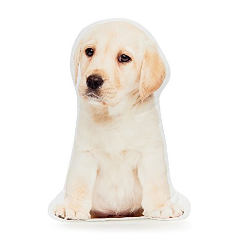Cushion Co - Labrador Puppy Dog Shaped Pillow Pet 16" x 12" Cushion Co - Labrador Puppy Dog Shaped Pillow Pet 16" x 12"