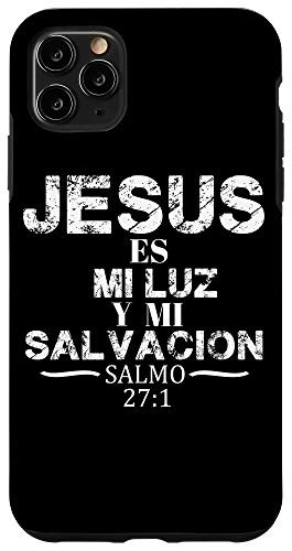 iPhone 11 Pro Max Salmo Jesus Es Mi Luz Biblia Cristiana Case