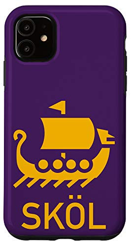 iPhone 11 Skol Purple Yellow Viking Minnesota Minneapolis MN Case
