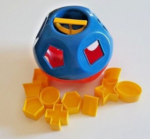 Tupperware Shape-O Toy Ball, Blue/Red