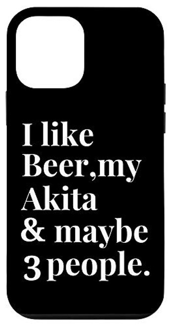 iPhone 12 mini Akita Funny Dog Owner Craft Beer Lover Gift Women Men Case