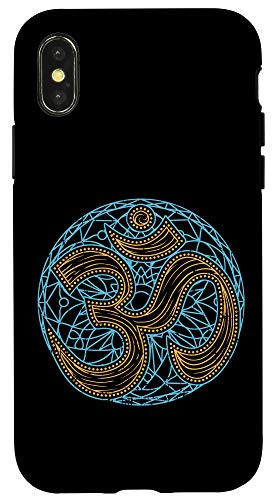 iPhone X/XS Zen Om Mandala Yoga Meditation Circle Case