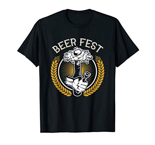 Oktoberfest Beer Fest Craft Beer Cap Opener Drinking Party T-Shirt