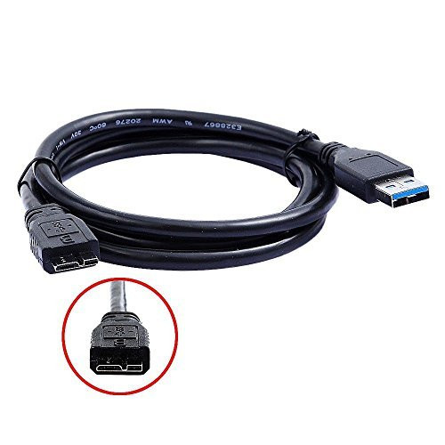 USB 3.0 DC Charger PlusData Sync Cable Cord for Toshiba Canvio Connect HDTC710XK3A1