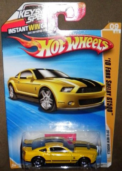 HOT WHEELS 2010 NEW MODELS 09/44 YELLOW 10 FORD SHELBY GT500 009/240