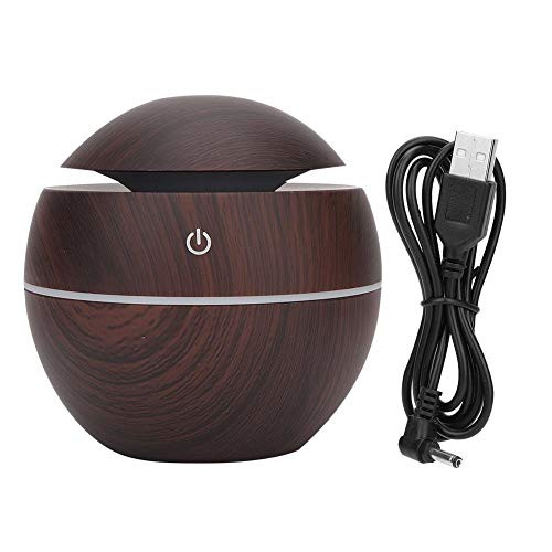 Portable Humidifier Humidifier Desktop Diffuser USB for Bederoom Home Hopuse Car-Deep wood grain-