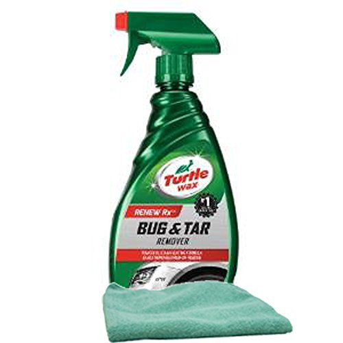 Turtle Wax Bug  and  Tar Remover -16 oz.- Bundle with Microfiber Cloth -2 Items-