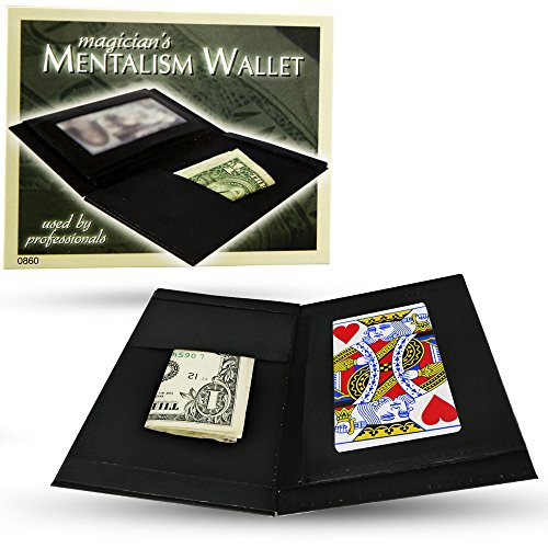 Magic Makers Leather Magician's Mentalism Wallet - Mind Reading Magic Trick Magic Makers Leather Magician's Mentalism Wallet - Mind Reading Magic Trick
