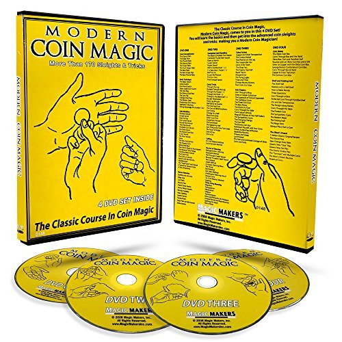 Modern Coin Magic By Magic Makers 170 Coin Tricks & Moves