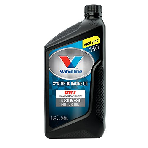 Valvoline VR1 SAE 20W-50 Synthetic Racing Motor Oil - 1 Quart Bottle Valvoline VR1 SAE 20W-50 Synthetic Racing Motor Oil - 1 Quart Bottle