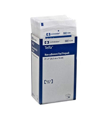 TELFA Ouchless Non-Adherent Dressings Telfa Drs Non-Adh Strl 8X3 in -1 PACK 50 EACH-