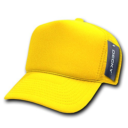 DECKY Solid Trucker Cap Yellow