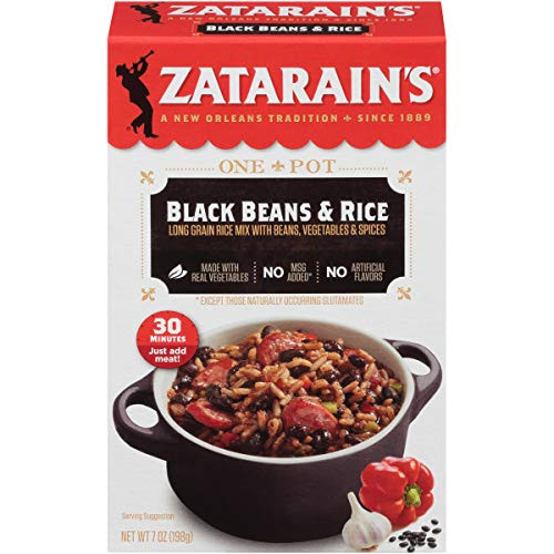 Zatarains Black Beans  and  Rice 7 oz