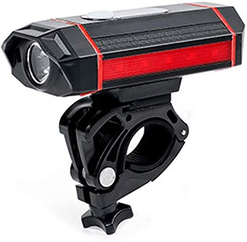 Furren Bicycle Light?250 Lumen USB Rechargeable Waterproof LED Bicycle Headlight Taillight Bike Front Light Rear Tail Lamp Cycling Safety Flashlight