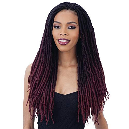 2X GYPSY LOC 18 inch -2 Dark Brown- - FreeTress Synthetic Crochet Pre-Looped Braid