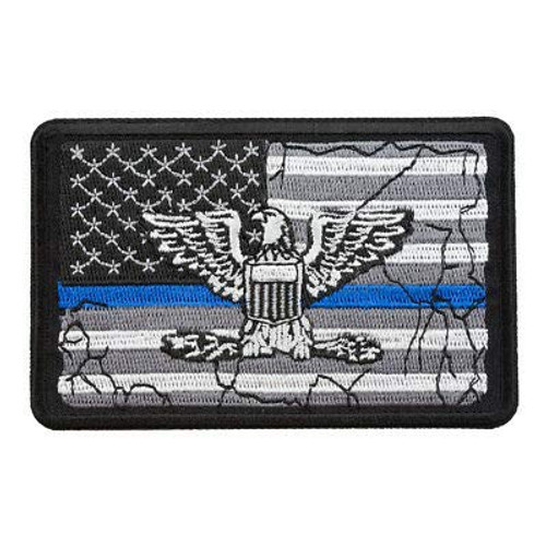 ZENDA US Flag Thin Blue Line Eagle Patch Law Enforcement Patches ZENDA US Flag Thin Blue Line Eagle Patch Law Enforcement Patches