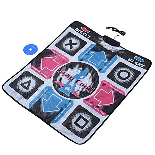 Cuifati Dance PadNon-Slip Durable Wear-Resistant Dancing Step Dance Mat Non-Slip Durable Wear-Resistant Dancing Step Dance Mat Pad Dancer Blanket t with USB for PC.