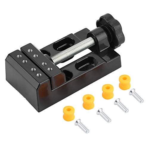 Mini Vise Bench Clamp Table Bench Vice for Jewelry Walnut Nuclear Watch Repairing Clip DIY Sculpture Craft Carving Tool