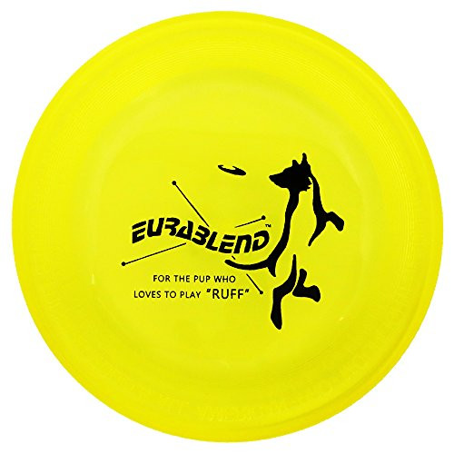 Wham-O Eurablend Fastback Frisbee High Durability K9 Dog Flying Disc - Yellow