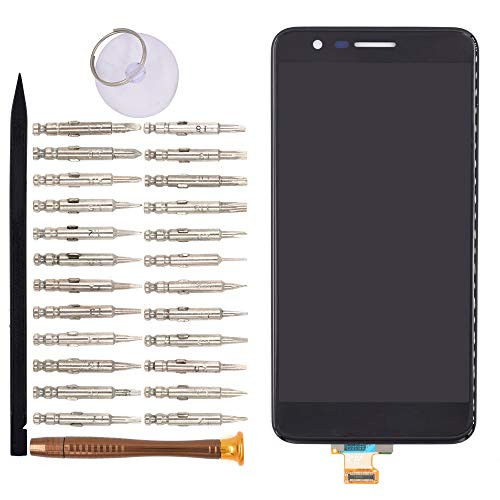 LCD Screen Display with Digitizer Touch Panel Without Bezel Frame for LG K10 2018 K11 K10 Plus 2018-Black-