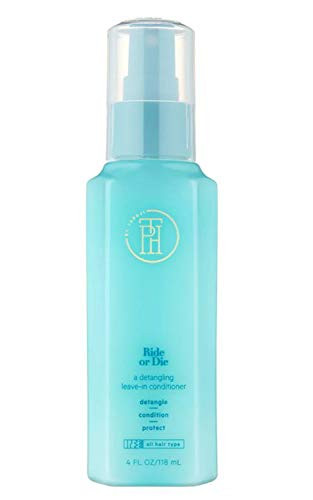 TPH by TARAJI Ride Or Die Leave-In Conditioner Spray 4 Fl Oz Infused with Biotin Marigold Spearmint and Ginseng Conditioner That Detangle Condition and Protect Hair Vegan And Sulfate Free