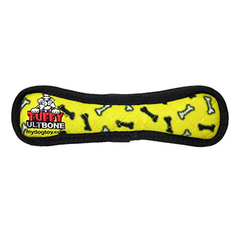 TUFFY Ultimate Bone Durable Dog Toy -Yellow Bone-