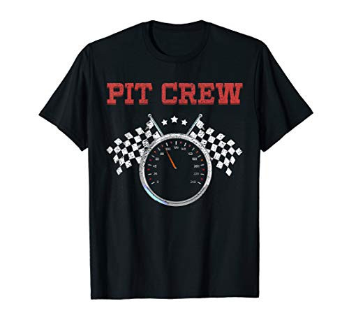 Pit Crew T Shirt Race Car or Truck Theme Birthday Party Tee