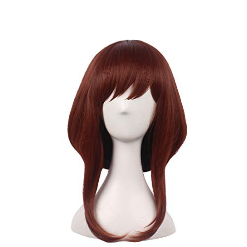wildcos Short Brown Cosplay Wig for Men