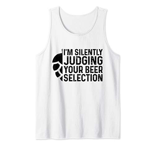 Craft Beer Silently Judging Your Beer Selection Snob Gift Tank Top