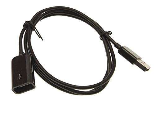 USBGear 3ft. Black USB 2.0 Hi-Speed A Male to A Female Extension Cable