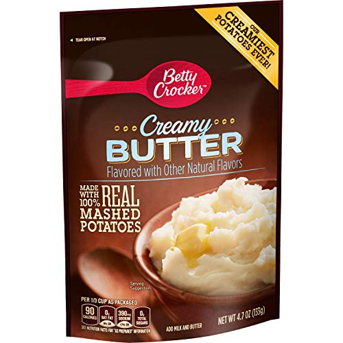 Betty Crocker Homestyle Creamy Butter Potatoes 4.7 oz -Pack of 7- Betty Crocker Homestyle Creamy Butter Potatoes 4.7 oz -Pack of 7-