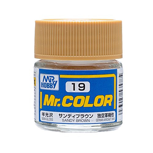 GSI Creos C19 Semi-Gloss Sandy Brown 10ml GSI Mr. Color