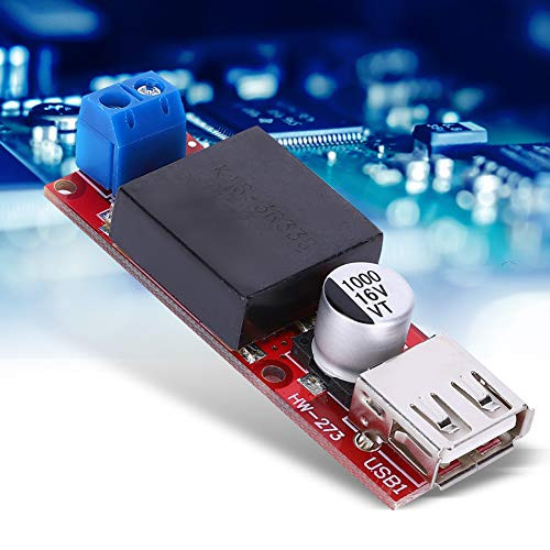 USB Port Control Transformer Metal Reducer Regulator Module Low Loss for Short Circuit Protection Constant Voltage Automatic Protection of 5A Current