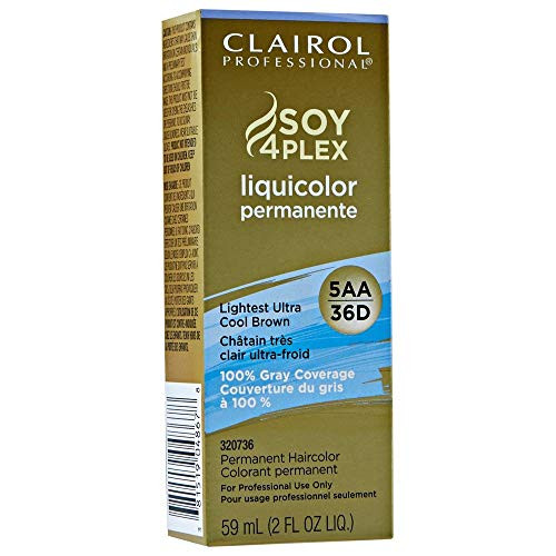 Clairol Professional Liquicolor 5aa/36d Lightest Ultra Cool Brown 2 Oz
