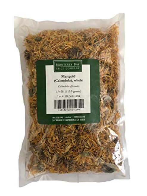 WHOLE CALENDULA FLOWERS 4 oz. Bag -Marigold-  100 percent KOSHER  Herbal Tea -Calendula Officinalis- WHOLE CALENDULA FLOWERS 4 oz. Bag -Marigold-  100 percent KOSHER  Herbal Tea -Calendula Officinalis-