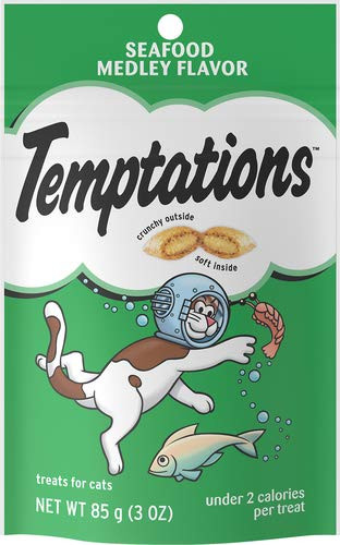 Whiskas Temptations Seafood Medley Cat Treats 3.3 oz