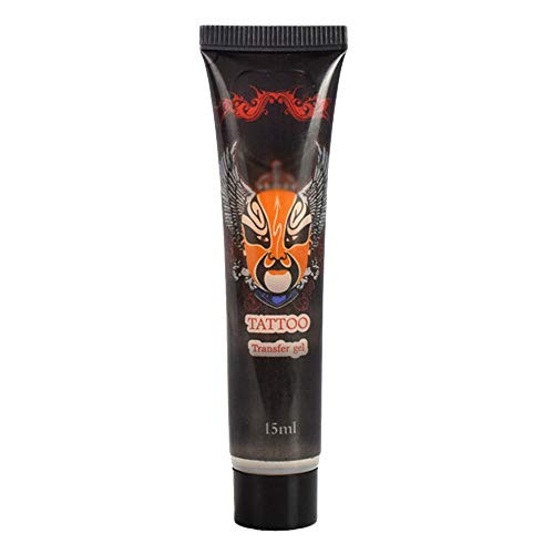 Tattoo Stencil Gel Dries Fast Tattoo Stencil Solution Produces Sharp Lines and Clean Stencils Stay Thermal Transfer Solution Application Gel Stuff Soap Durable Mild Skin-Friendly -15ML-