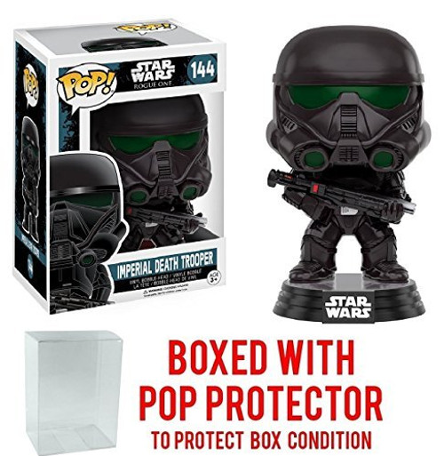 Funko Pop! Star Wars: Rogue One - Imperial Death Trooper #144 Vinyl Figure (Bundled with Pop BOX PROTECTOR CASE) Funko Pop! Star Wars: Rogue One - Imperial Death Trooper #144 Vinyl Figure (Bundled with Pop BOX PROTECTOR CASE)