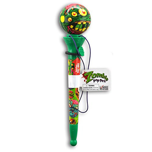 Zombie Pens with Pop-Off Zombie Head - Green