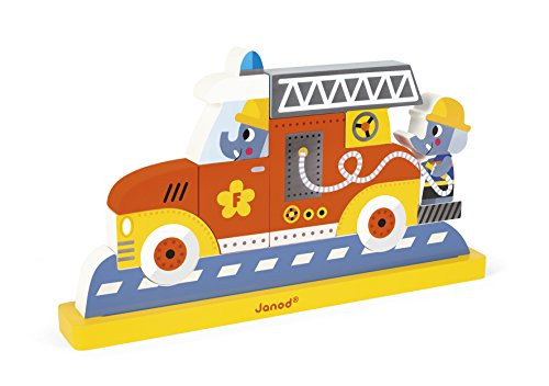 Janod Magnetic Firemen Puzzle