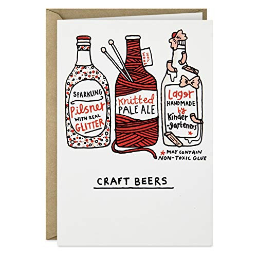 Hallmark Shoebox Funny Birthday Card -Craft Beers-