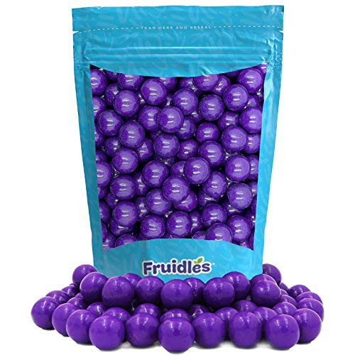 Gum Balls Fruit Flavored Candy Buffet Treats Machine Size Refills Kosher Certified Parve 1 inch Inch -Purple Half-Pound- Gum Balls Fruit Flavored Candy Buffet Treats Machine Size Refills Kosher Certified Parve 1 inch Inch -Purple Half-Pound-