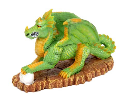 Pennplax Green Dragon Aquarium Resin Ornament Mini