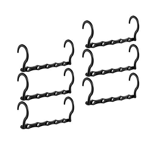 Timirog Space Saving Hangers Closet Organizers Plastic Magic Hangers Closet Storage Space Saver Wardrobe Clothes Hangers Organizer Black 6 Pack Timirog Space Saving Hangers Closet Organizers Plastic Magic Hangers Closet Storage Space Saver Wardrobe Clothes Hangers Organizer Black 6 Pack
