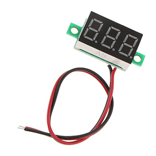 Mini DC 4.8V-30V Voltmeter Red LED Panel 3-Digital Display Voltage Meter