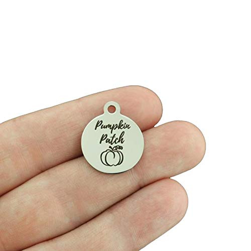 Fall Stainless Steel Charm - Pumpkin Patch - Exclusive Line - Quantity Options - BFS5658 Choose Quantity 2 Charms