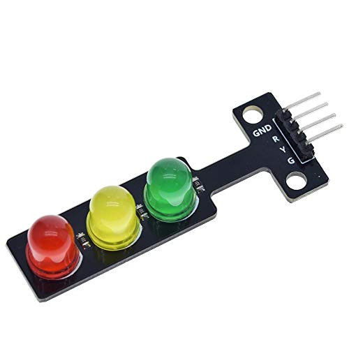Seazoon 5pcs Mini-Traffic Light 5V 5mm LED Display Module for Arduino Creative DIY Kit S138