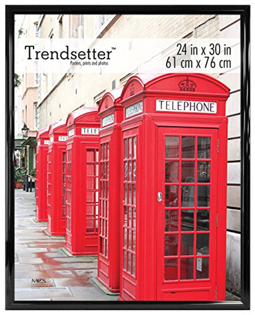 MCS 24x30 Inch Trendsetter Poster Frame, Black (65677) MCS 24x30 Inch Trendsetter Poster Frame, Black (65677)
