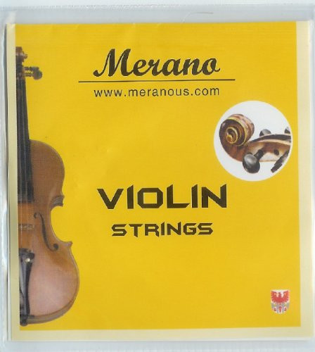 Merano 4/4 - 3/4 Size Violin String Set -G-D-A-E- ~ Beginner Student Replacement