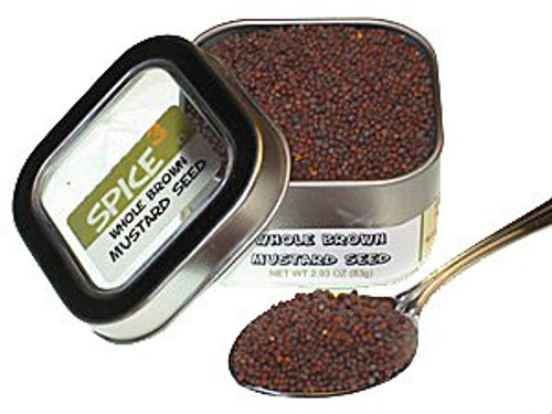 Whole Brown Mustard Seed Tin
